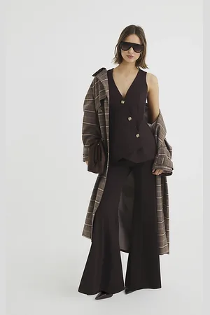 River Island Womens Sleeveless Asymmetric Waistcoat