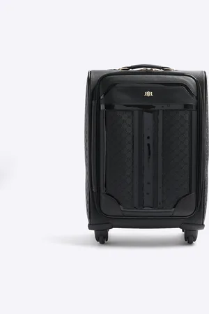 River Island Womens Embossed Ri Monogram Suitcase