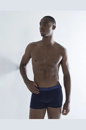 River Island Mens 4 Pack Double Tipped Trunks