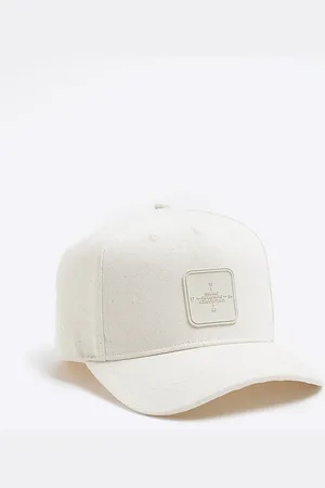 River Island Mens Rubber Badge Baseball Cap