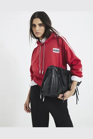 River Island Womens Long Sleeve Side Stripe Hoodie