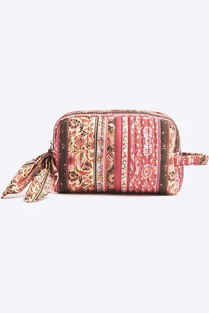 River Island Womens Paisley Print Makeup Bag