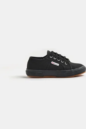 Superga River Island Girls Lace Up Canvas Trainers