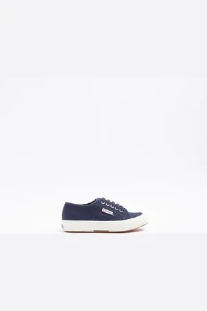 Superga River Island Girls Lace Up Canvas Trainers