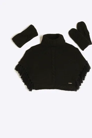 River Island Mini Girls Knitted Poncho Bundle