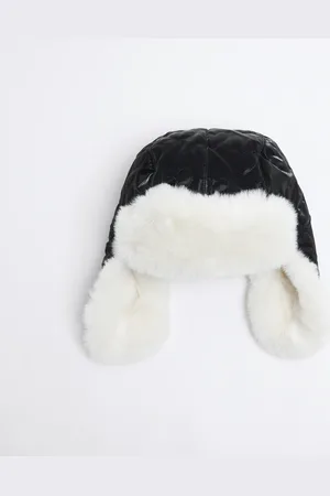 River Island Girls Padded Heart Trapper Hat