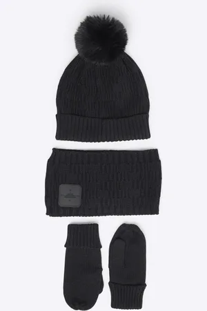 River Island Mini Boys Hat Scarf Gloves Bundle