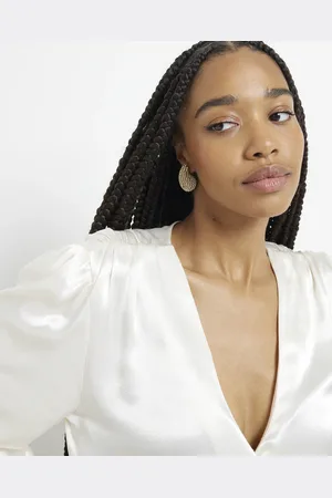 River Island Womens Cupchain Domed Earrings