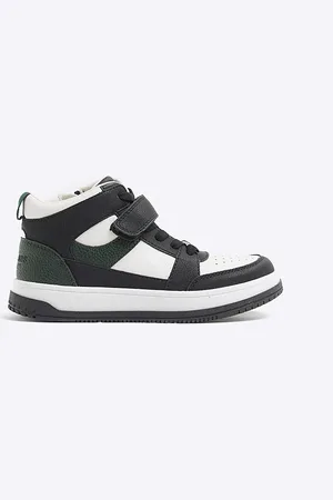 River Island Boys Monogram Hi Top Trainers