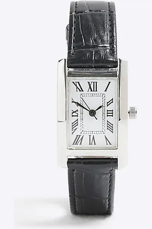 River Island Womens Leather Strap Watch