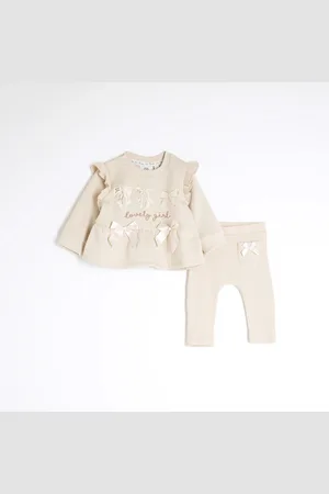 River Island Baby Girls Peplum Sweatshirt Set