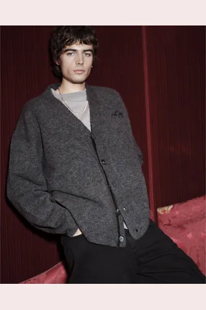 River Island Mens Relaxed Fit Knit Cardigan