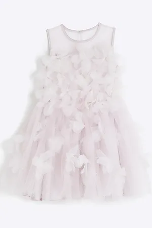 River Island Girls Rose Embellished Prom Dress