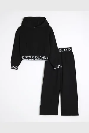 River Island Girls Ri Waistband Hoodie Set