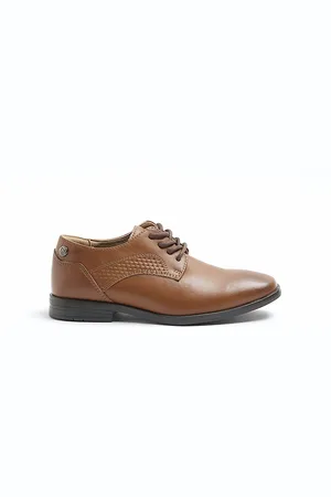 River Island Boys Faux Leather Smart Shoes