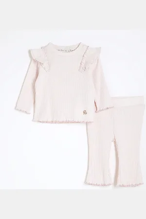 River Island Baby Girls Frill Rib Set