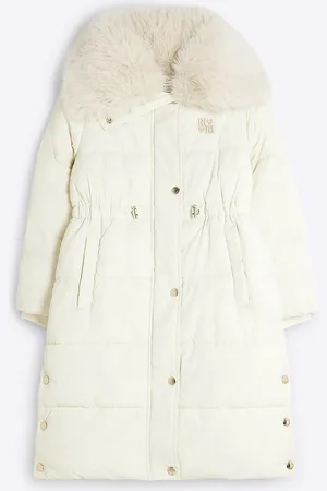 River Island Girls Longline Padded Jacket