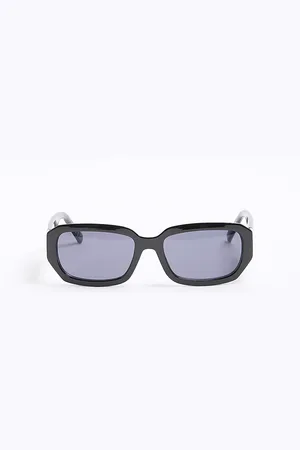 River Island Mens Plastic Rectangle Sunglasses