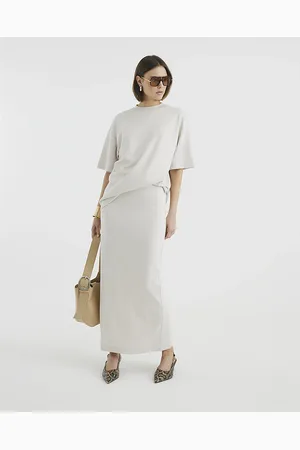 River Island Womens Premium Sculpted Maxi Skirt
