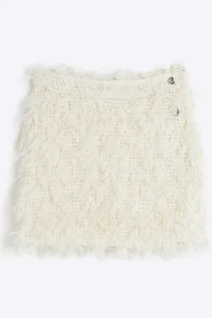 River Island Girls Textured Skirt