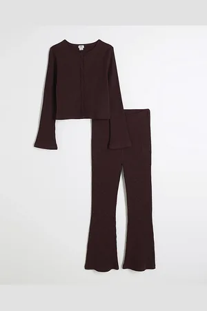 River Island Girls Long Sleeve Cardigan Set