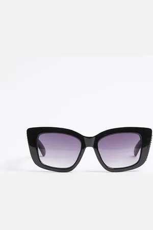 River Island Womens Mid Sized Chain Cat Eye Sunglasses