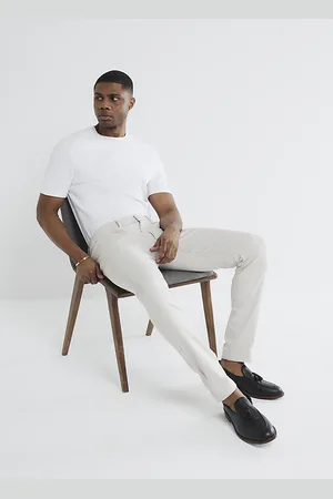 River Island Mens Skinny Fit 5 Pocket Trousers