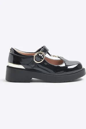 River Island Girls Patent T-Bar Mary Jane Shoes