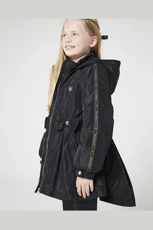 River Island Girls Cinched Frill Raincoat