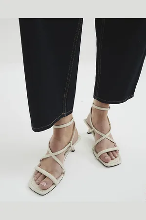 River Island Womens Kitten Heel Strappy Sandals