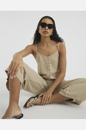 River Island Womens Lyocell Cami Jumpsuit