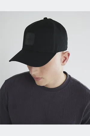 River Island Mens Rubber Badge Baseball Cap