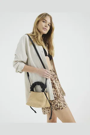 River Island Womens Ruched Grab Handle Cross Body Bag