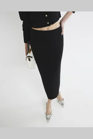 River Island Womens Knit Midi Skirt