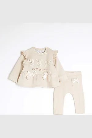 River Island Baby Girls Peplum Sweatshirt Set