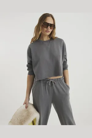 River Island Womens Cropped Sweatshirt