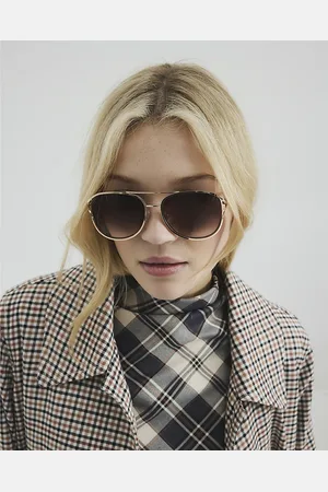 River Island Womens Beaded Aviator Sunglasses