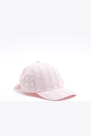 River Island Mini Girls Lace Tie Back Cap