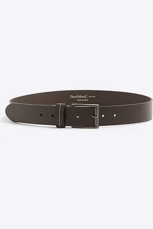 River Island Mens Casual Leather Belt