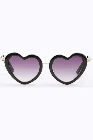 River Island Girls Heart And Chain Sunglasses