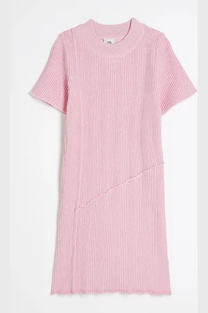 River Island Girls Exposed Seam Knit Dress