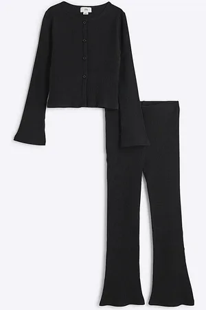 River Island Girls Long Sleeve Cardigan Set