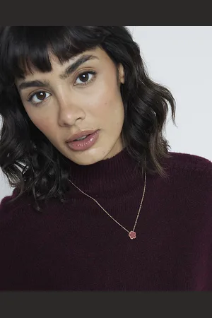 River Island Womens Flower Chain Necklace