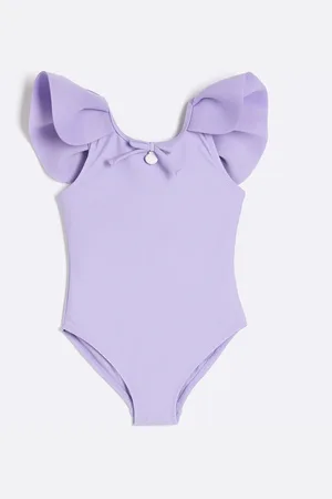 River Island Mini Girls Shell Charm Swimsuit