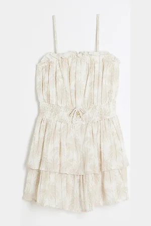 River Island Girls Shimmer Palm Beach Dress