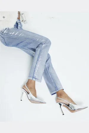 River Island Womens Slim Fit High Waisted Ankle Jeans