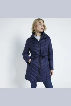 River Island Womens Packable Faux Padded Jacket
