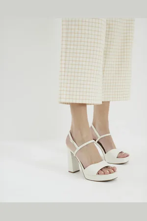 River Island Womens Sling Back Platform Heeled Sandals