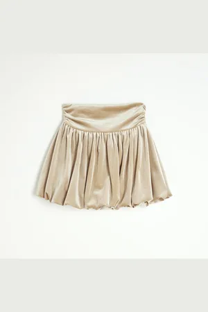 River Island Girls Velour Bubble Hem Skirt