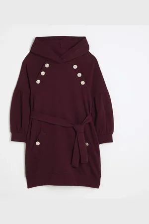 River Island Girls Military Sweat Dress